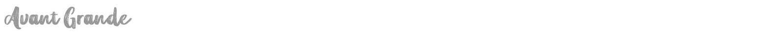 Avant Grande font preview